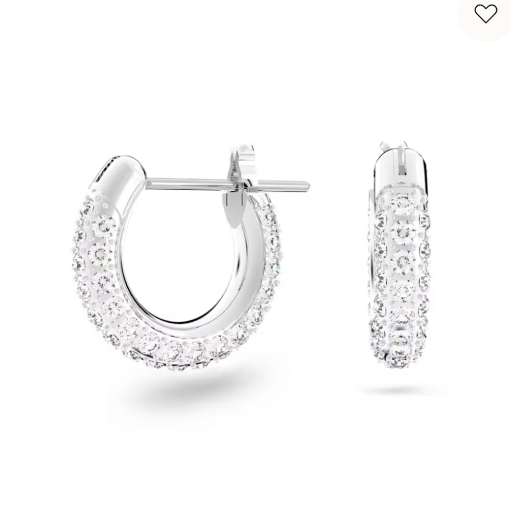 White Crystal Swarovski Earrings